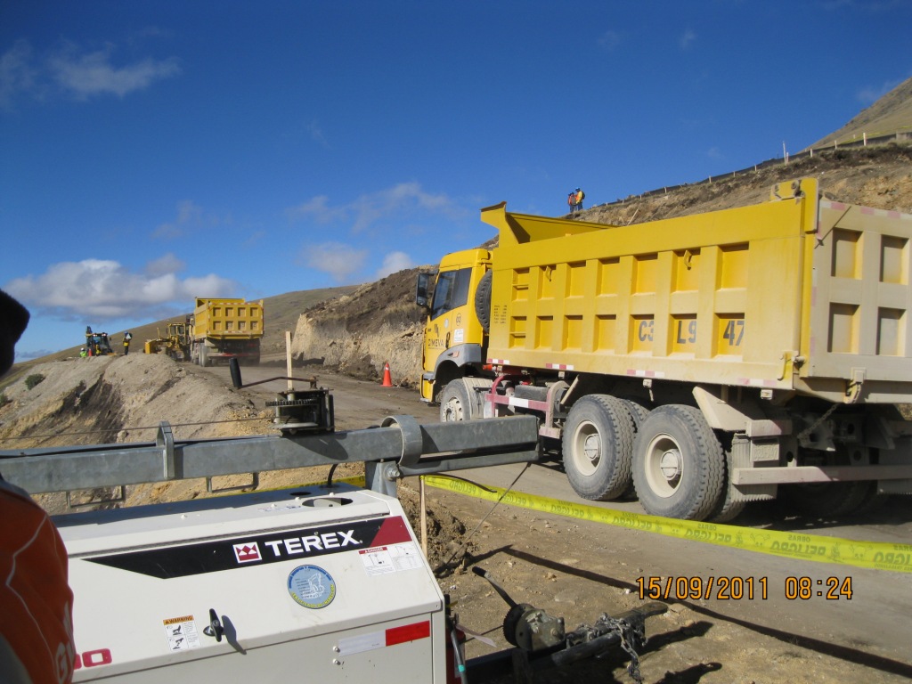 Traslado de Materiales Proyecto Conga Cajamarca 2011.